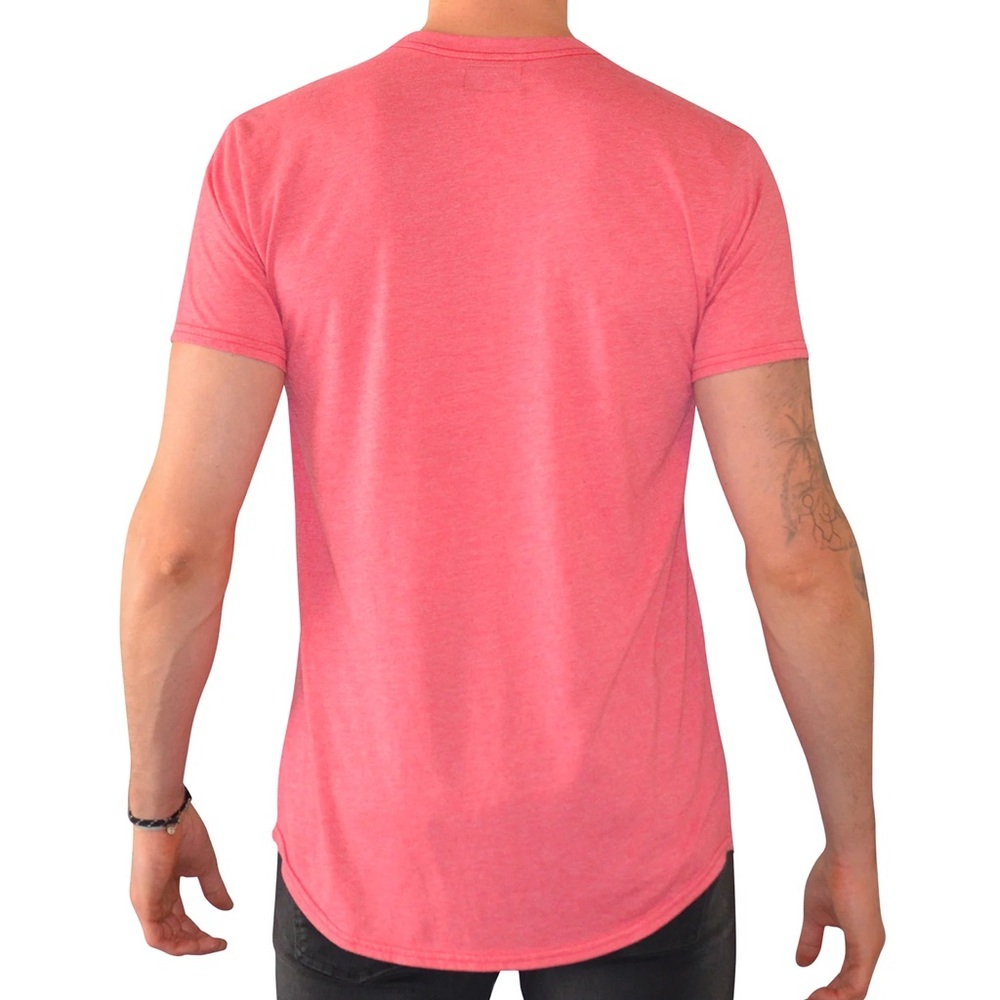 NWT Have It Tall Pink Short Sleeve Tee Crew Neck Basic Solid Casual Size XL Tall